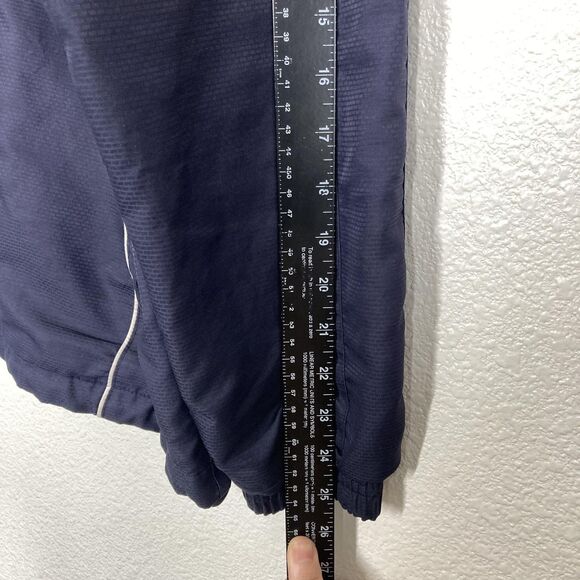 Arena Jacket Womens Medium Navy Red Full Zip Track Warm Up Swim Team 170 - Picture 10 of 16